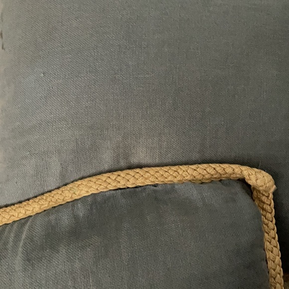 3 matching pottery Barn pillow covers in denim - Picture 4 of 4